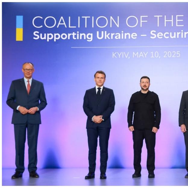 [VIDEO] Premier w Kijowie: wzywamy Rosję do bezwarunkowego zawieszenia broni